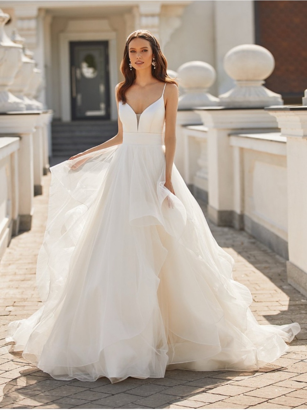 Classic Ballgown Wedding Dress, Moonlight Bridal, Never Worn, Size 12